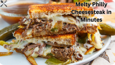 Melty Philly Cheesesteak in Minutes