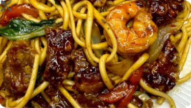 Steak & Shrimp Yaki Udon