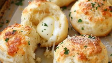 Cheesy Mozzarella Biscuit Bombs