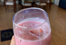 Homemade Strawberry Horchata