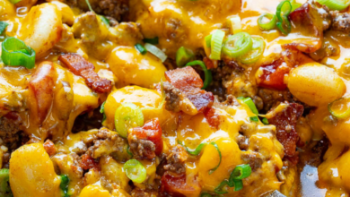 Bacon Cheeseburger Gnocchi