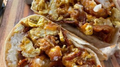 Tasty Breakfast Burrito