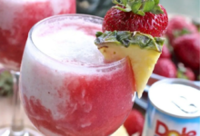 Refreshing Strawberry Piña Colada