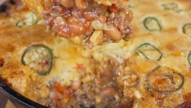Cornbread Cowboy Casserole