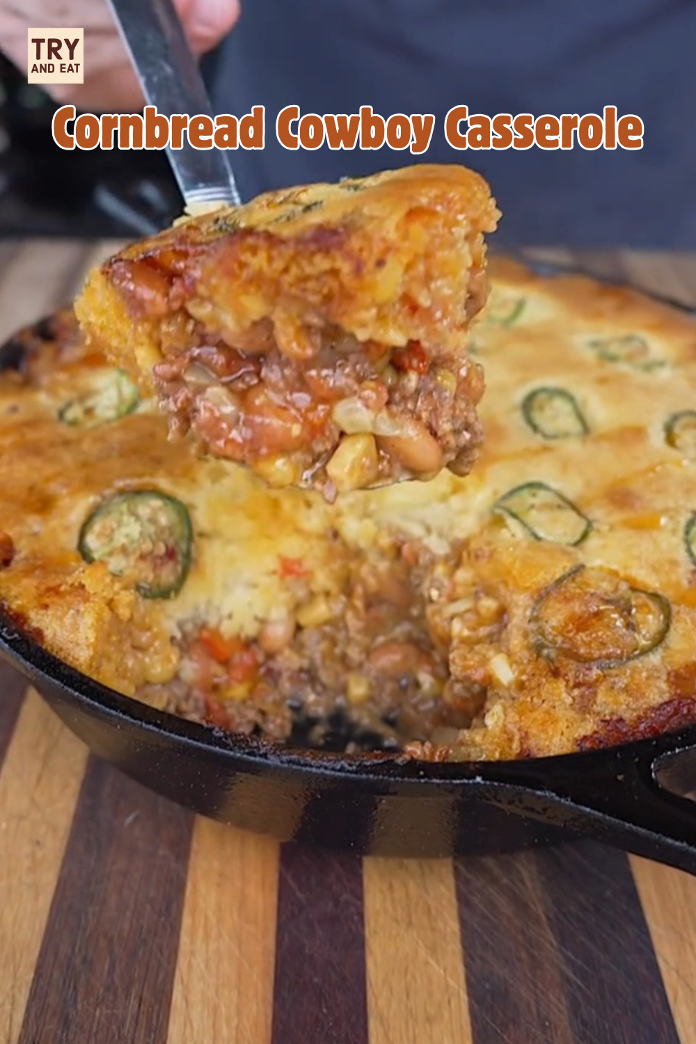 Cornbread Cowboy Casserole