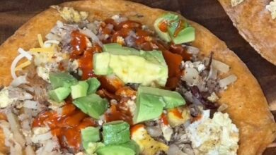 Brisket Breakfast Tacos