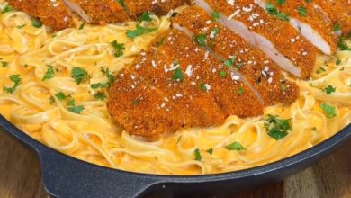 Crispy Buffalo Chicken Alfredo