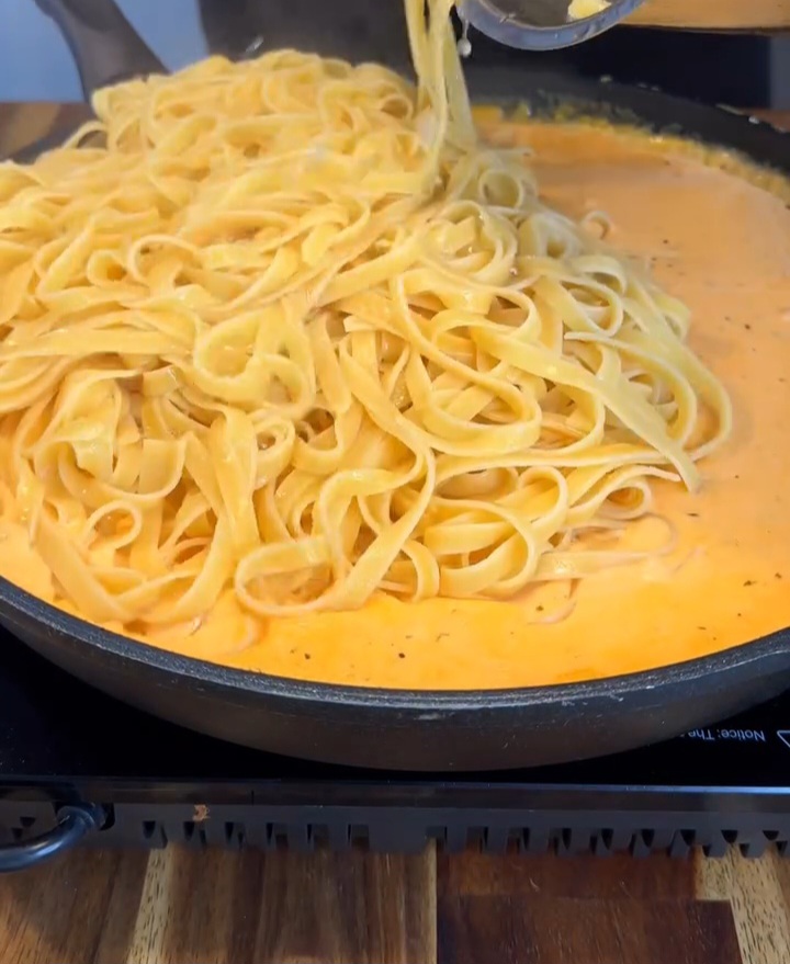 Crispy Buffalo Chicken Alfredo