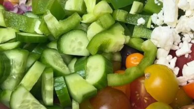 Greek pasta salad