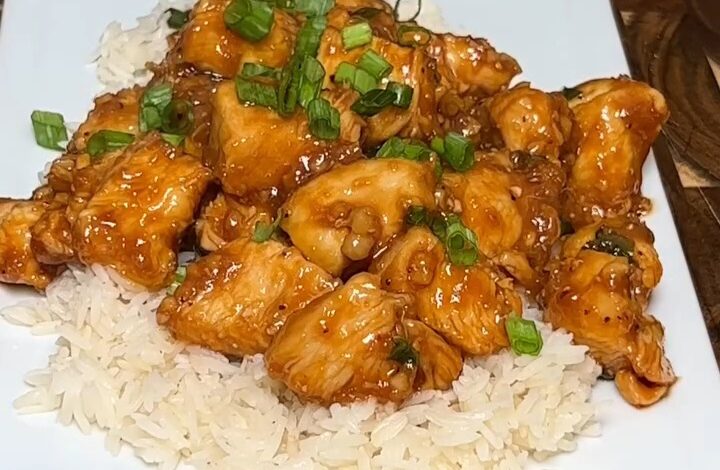 Hot Honey Garlic Chicken