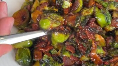 Maple Bacon Brussels Sprouts
