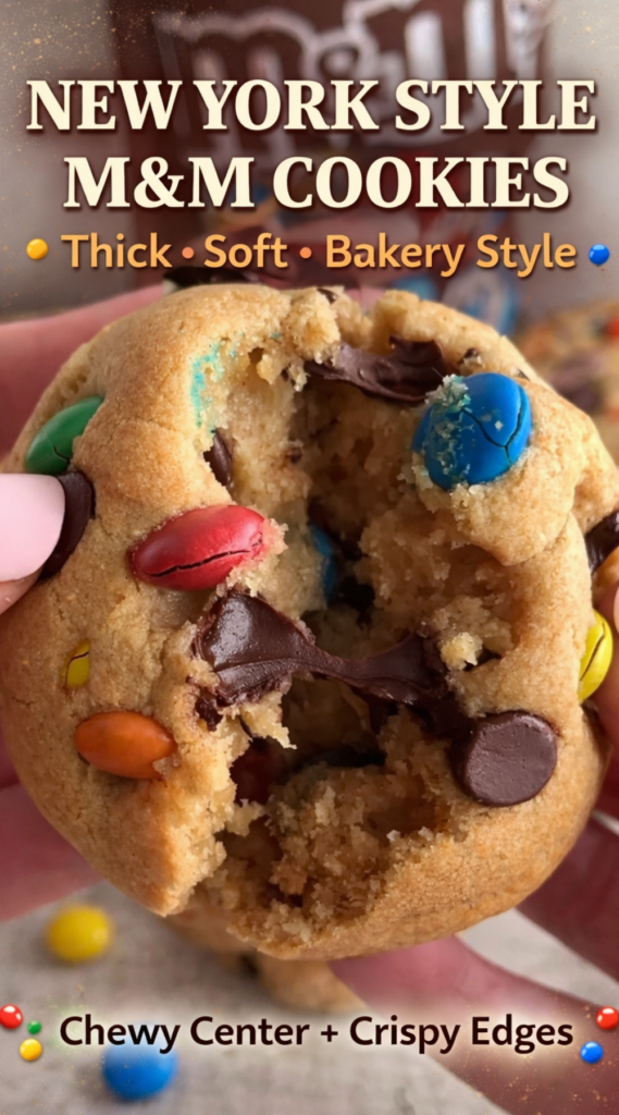 New York-Style M&M Cookies