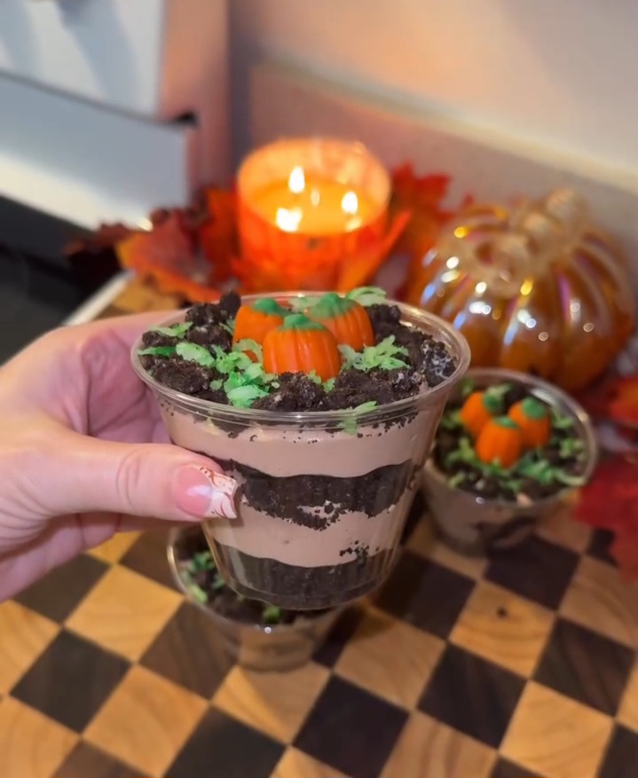 Pumpkin Patch Dirt Cups
