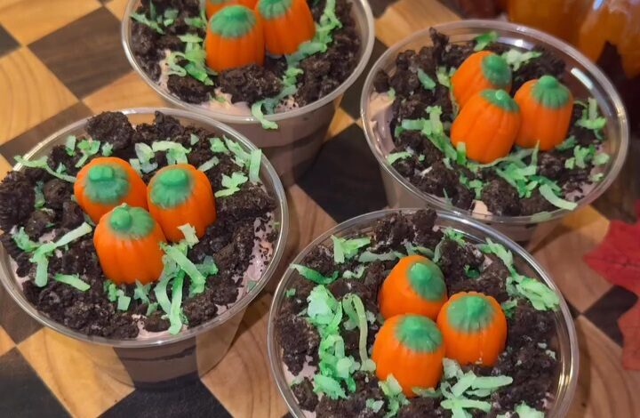 Pumpkin Patch Dirt Cups
