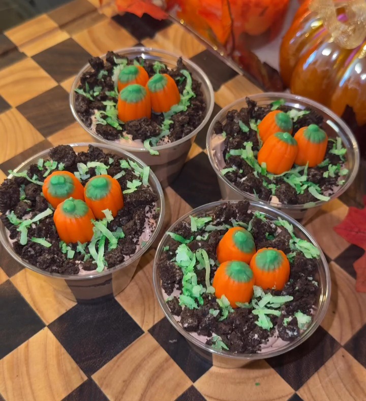 Pumpkin Patch Dirt Cups