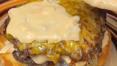 Bacon Cheeseburger on Garlic Toast