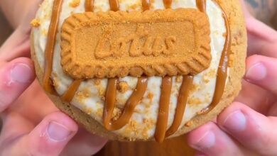High Protein Loaded Biscoff Cookies