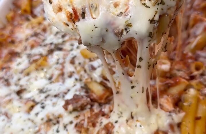 My best go-to for baked ziti
