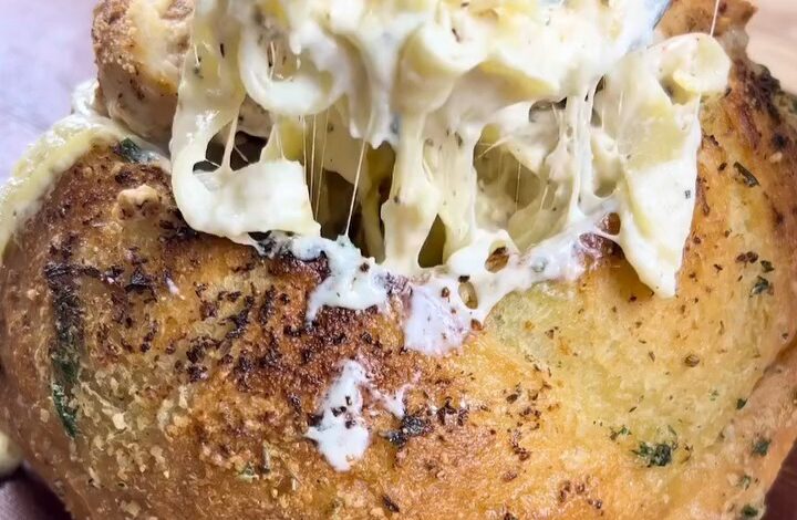 Alfredo Bread Bowl