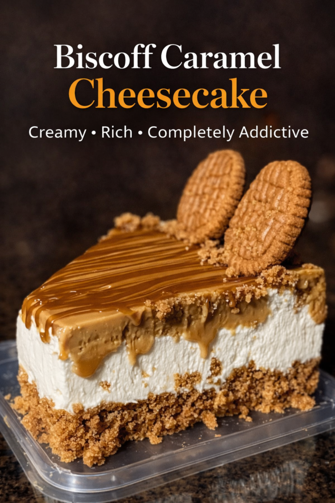 Biscoff Caramel Cheesecake – Creamy, Decadent & Irresistible