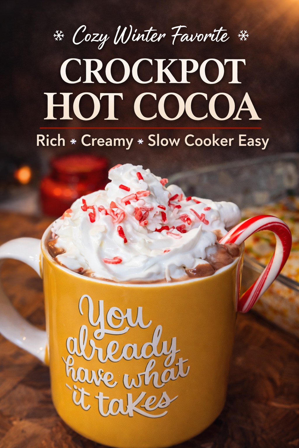 Crockpot Hot Cocoa – Rich & Creamy Slow Cooker Hot Chocolate Recipe