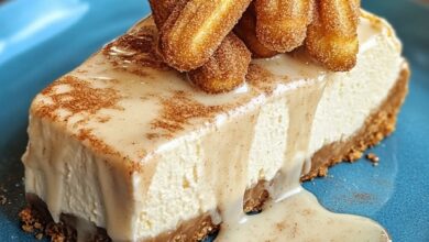 Easy Churro Cheesecake