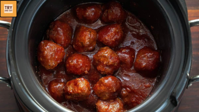 Easy Crockpot Cranberry Meatballs