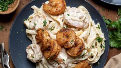Easy Shrimp Alfredo