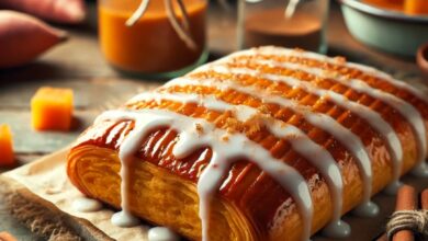 Glazed Sweet Potato Pastries