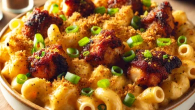 Jerk Chicken Mac and Cheese