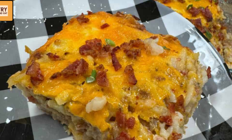 Loaded Hash Brown Breakfast Casserole (Easy & Hearty)