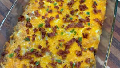 Loaded Hash Brown Breakfast Casserole