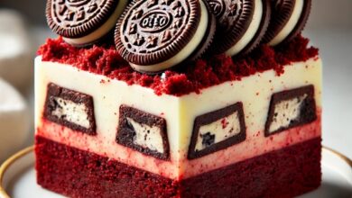 Red Velvet Cookies N Creme Cheesecake Brownie