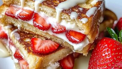 Strawberry Cream Cheese Sandwich