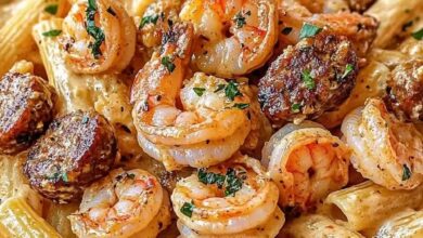 Zesty Cajun Shrimp & Sausage Pasta