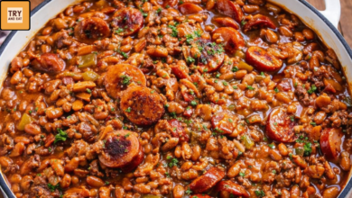 5-Ingredient Kielbasa Cowboy Beans (Easy One-Pot Comfort Meal)
