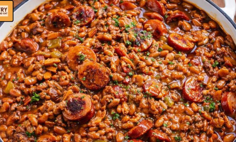5-Ingredient Kielbasa Cowboy Beans (Easy One-Pot Comfort Meal)