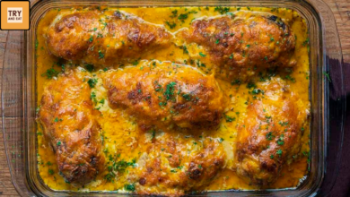 Easy Cheesy Chicken Casserole with Cream of Chicken Soup