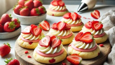Strawberry Cheesecake Cookies