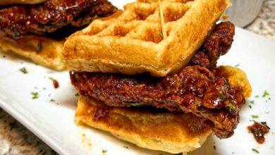 Crispy Chicken and Waffles