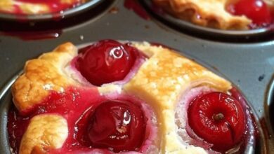 Easy Cherry Pie Bites