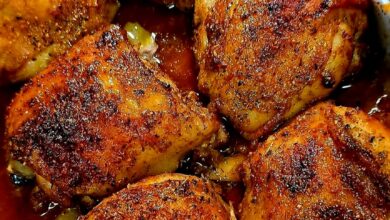 Hot Honey Chicken Thighs