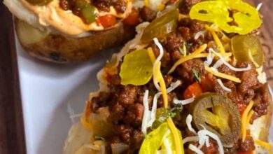 Taco Baked Potato