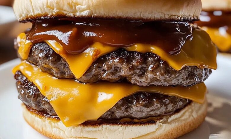 Steak and Shake Garlic Double Steakburger Recipe