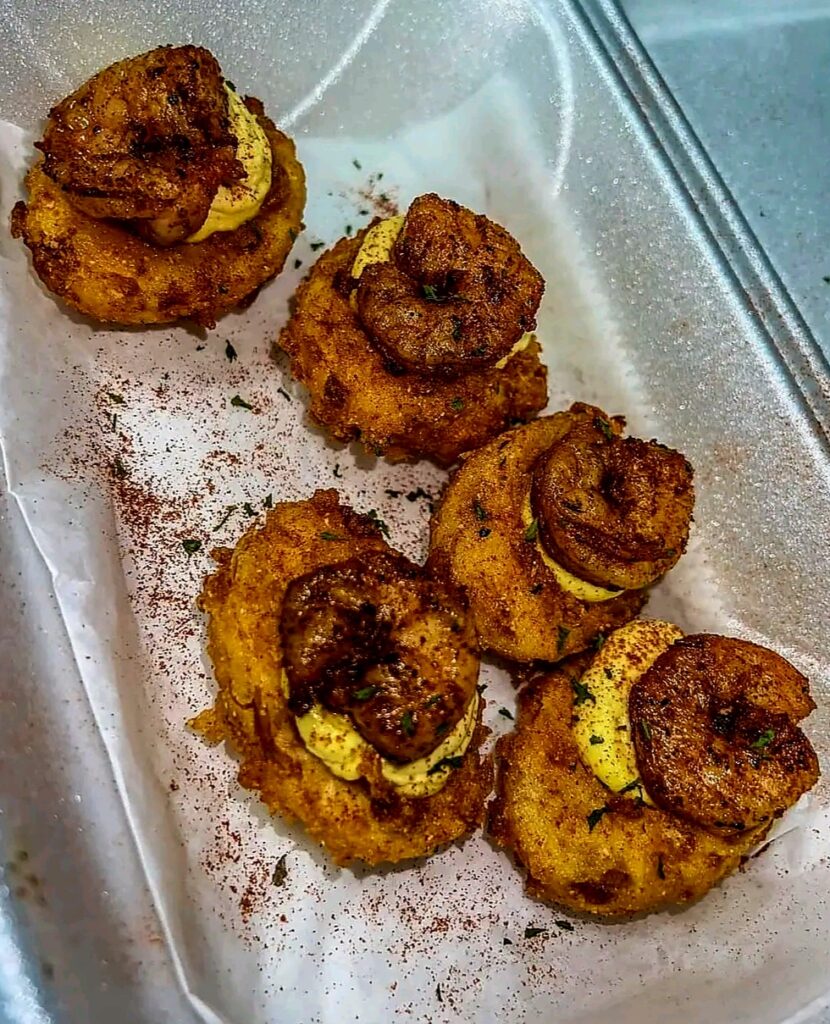 Deep Fried Deviled Eggs