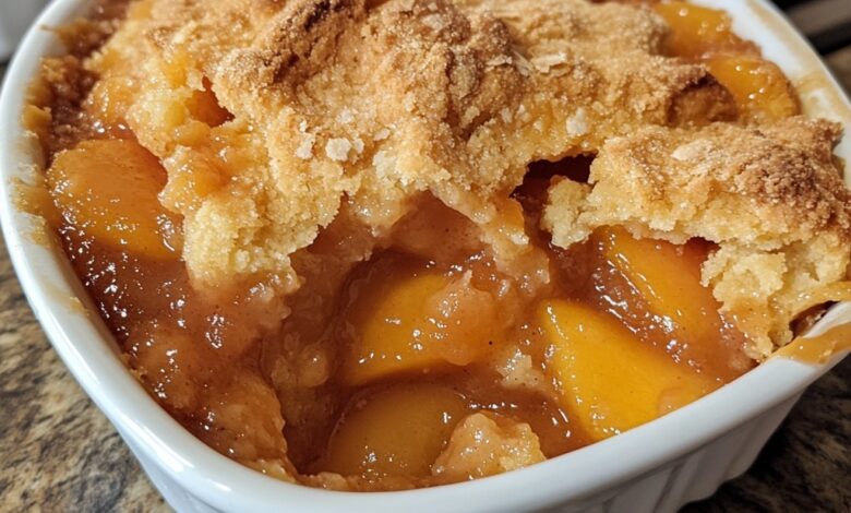 Best Vegan Peach Cobbler
