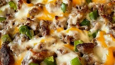 Philly Cheese Steak Casserole