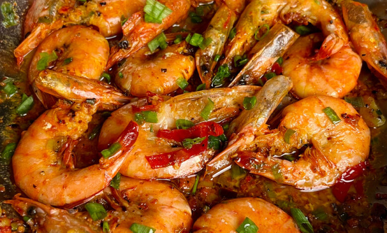 Easy PEPPER SHRIMP