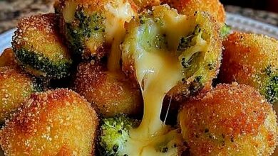Crispy Broccoli Cheese Bites