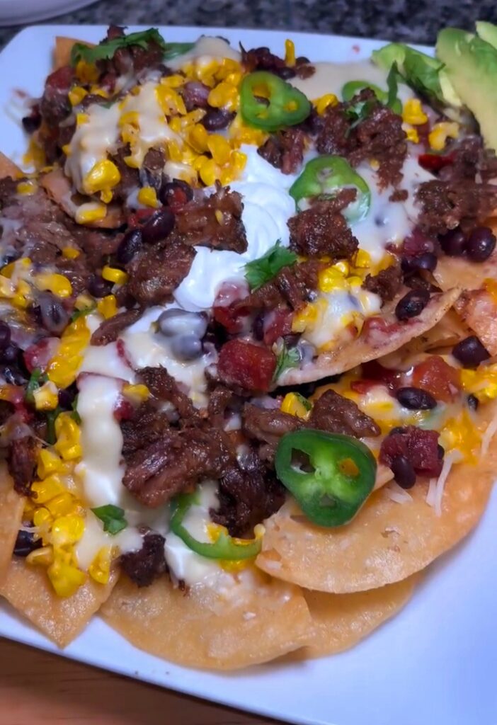 Fully Loaded Oxtail Nachos